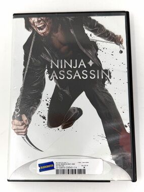 Ninja Assassin DVD Action Martial Arts Rain Black and White Case